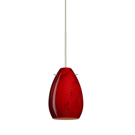 Besa Lighting Besa Pendant Pera 6 Satin Nickel Magma 1x50W Halogen RXP-1713MA-SN